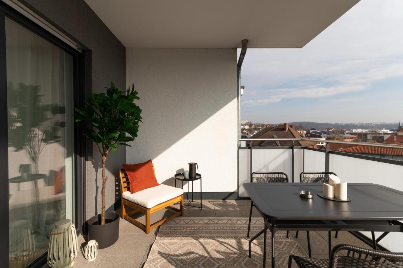 Dwellstay - Modernes Apartment I 55Qm I 2 Zimmer I Kueche I Bad I Terrasse I Tv I Wlan Bad Hersfeld Exteriör bild